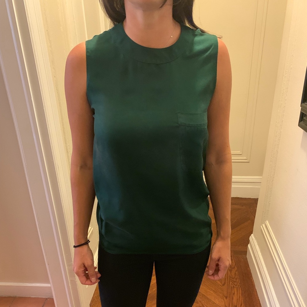 100% silk blouse